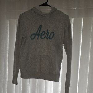 Aeropostale Heather Gray Hoodie